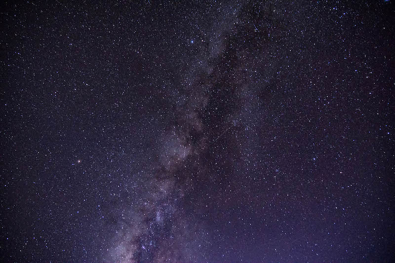 ハワイ島 マウナケア 星 標高  オニズカビジターセンター 写真
